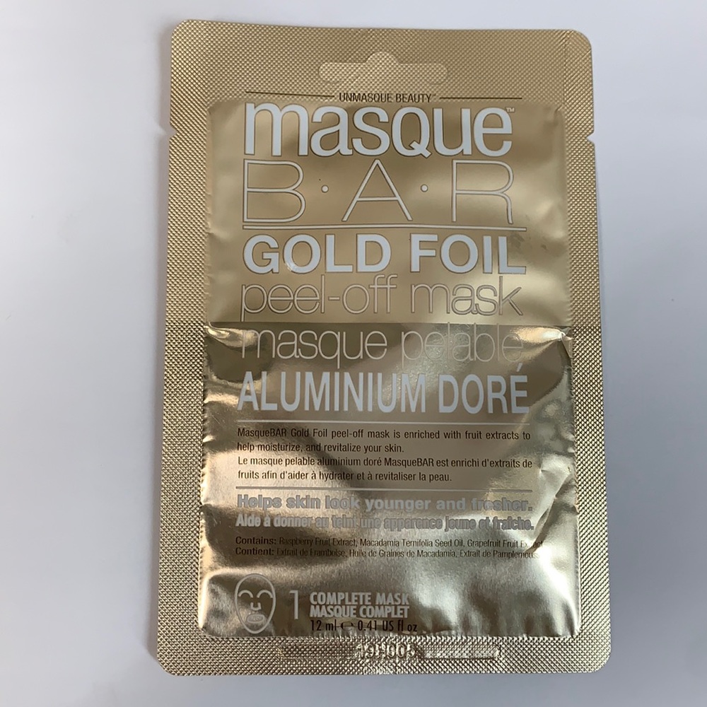 Masque Bar Gold Foil Peel Off Mask, 0.41 Fl oz.